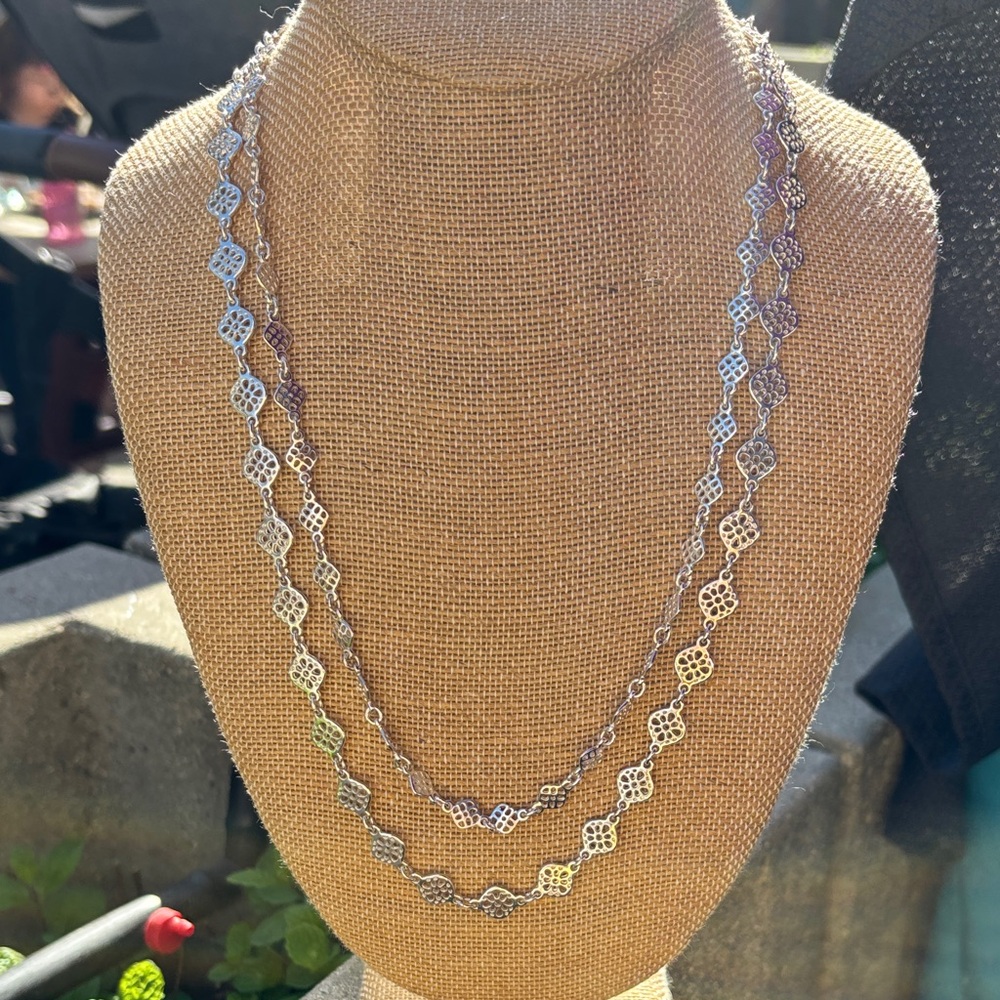 Stella & Dot Devon Filigree Convertible Layered Necklace